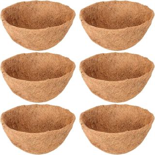 No. 1 - Legigo 6 Pack 14 Inch Hanging Basket Coco Liners Replacement - 1