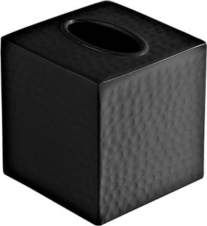 No. 7 - Monarch Abode 19127 Hand Hammered Tissue Box Square Cover Holder and Dispenser - 1