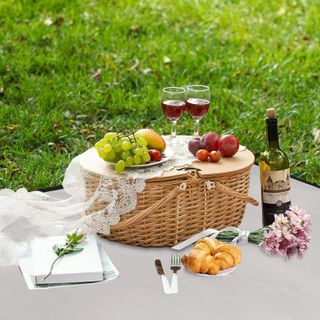 No. 10 - Cooler Picnic Basket with Blanket - 5