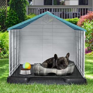 No. 1 - YITAHOME 28.5'' Large Plastic Dog House - 4