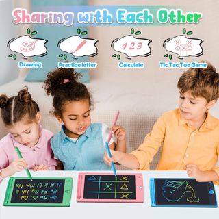 No. 1 - FLUESTON Toys LCD Writing Tablet Toddler - 4