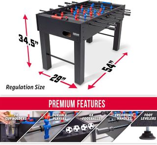 No. 8 - GoSports 54 Inch Foosball Table - 3