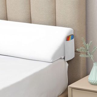 No. 5 - Vekkia King Size Bed Wedge Pillow Gap Filler/Headboard Pillow/Mattress Wedge - 1