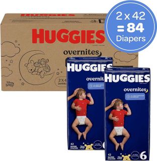 No. 8 - Huggies Overnites Size 6 Overnight Diapers - 2