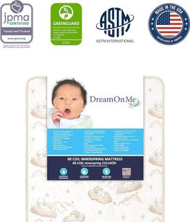 No. 9 - Dream On Me Foam 2-in-1 Breathable Twilight Spring Coil Crib and Toddler Bed Mattress - 4