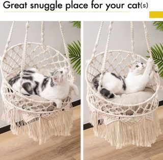 No. 7 - MEWOOFUN Cat Hammock Bed - 2