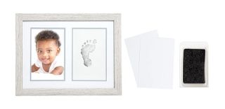 No. 9 - Kate & Milo Rustic Baby Footprint Photo Frame - 2