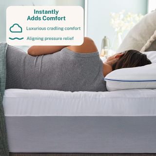 No. 4 - Sleep Innovations Dual Layer Memory Foam Mattress Topper - 2