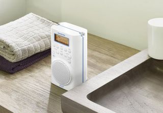 No. 1 - Sangean H205 AM/FM Weather Alert Waterproof Shower Radio - 5