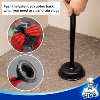 No. 3 - MR.SIGA Toilet Plunger Set - 5