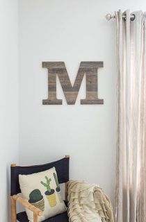 No. 5 - Distressed Rustic Barn Wood Letter - 2