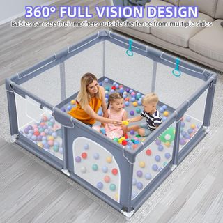 No. 4 - Suposeu Baby Playpen for Toddler - 5