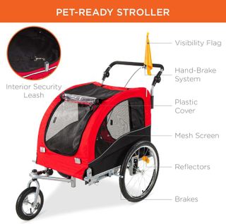 No. 8 - 2-in-1 Pet Stroller and Trailer - 4