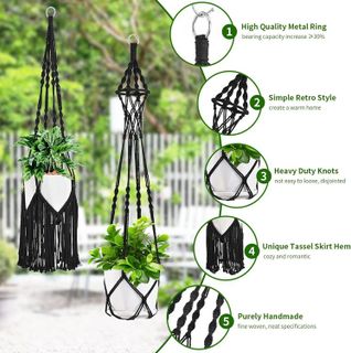 No. 6 - SFENNGPET Macrame Plant Hangers - 2