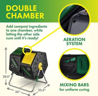 No. 8 - Miracle-Gro Dual Chamber Compost Tumbler - 3