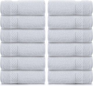 No. 5 - White Classic Washcloths - 2