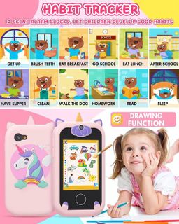 No. 2 - Kids Smart Phone for Girls Unicorns Gifts - 5