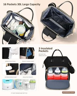 No. 8 - ROSEGIN Diaper Bag Backpack - 2