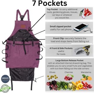 No. 8 - Gardening Apron with Pockets - 2