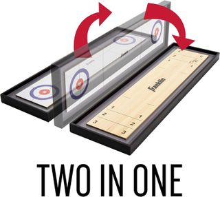 No. 10 - 2-in-1 Shuffleboard Table and Curling Set - 3