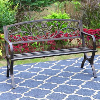 No. 3 - MFSTUDIO 50 Inches Outdoor Garden Bench - 1