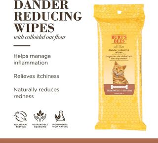 No. 5 - Burt's Bees Cat Dander Remover Wipes - 5