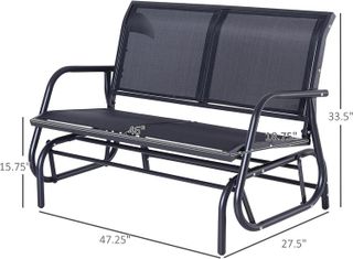 No. 1 - Outsunny Patio Glider - 3