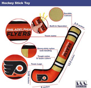 No. 1 - Pets First NHL Plush Hockey Stick Dog Toy - 4
