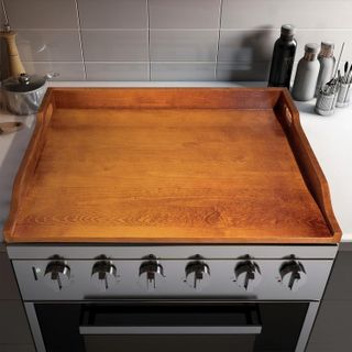 No. 2 - Meliusly Solid Wood Stove Top Cover Board - 1