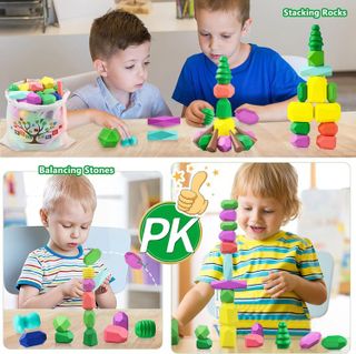 No. 5 - BigShu Wooden Stacking Blocks - 4