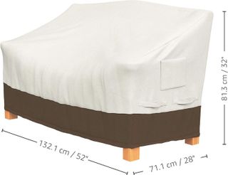 No. 7 - Amazon Basics Patio Bench Cover - 2