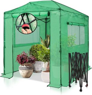 No. 3 - EAGLE PEAK 8x6 Portable, Heavy-Duty, Walk-in Pop-up Greenhouse - 1