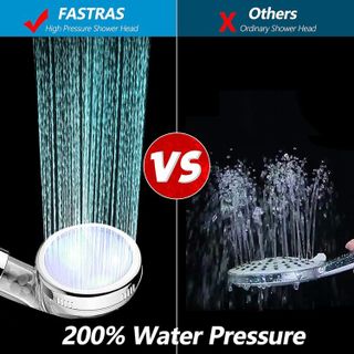 No. 6 - FASTRAS LED Shower Head with Handheld - 4