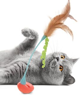 No. 8 - Petlinks Tippy Teaser Self Righting Rocking Feather Cat Toy - 5