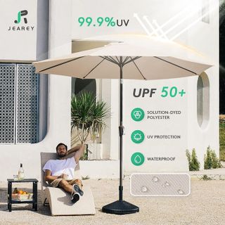 No. 7 - JEAREY 9FT Outdoor Patio Umbrella - 3