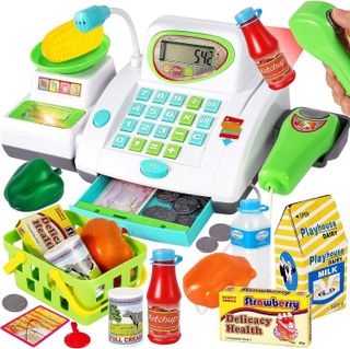 Top 10 Toy Cash Registers for Kids | Interactive Play Market Stands- 4