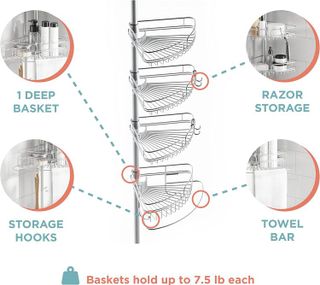 No. 10 - Zenna Home Shower Caddy - 3