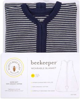 No. 1 - Burt's Bees Baby Unisex-Baby Beekeeper Wearable Blanket - 3