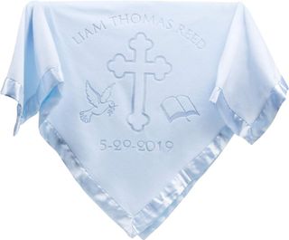 No. 4 - Fleece Christening Blanket - 3