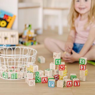 No. 7 - Deluxe Wooden ABC/123 Blocks Set - 2