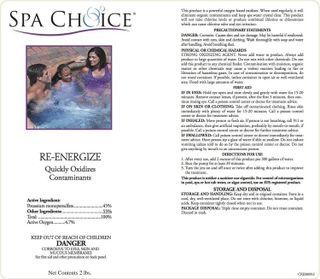 No. 1 - SpaChoice 472-3-3041 Re-Energize Hot Tub Shock - 2