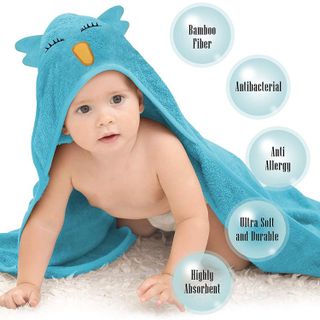 No. 10 - Cute Castle Baby Hooded Towels - 4