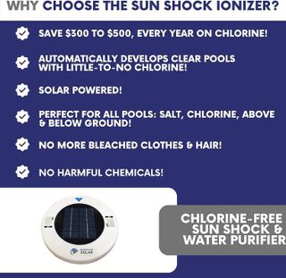 No. 10 - Remington Solar Chlorine-Free Sun Shock & Water Purifier Ionizer - 4