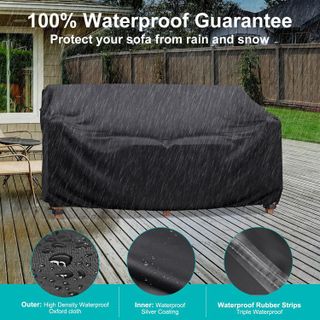 No. 6 - BROSYDA Patio Sofa Cover Waterproof - 5