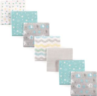 No. 1 - Luvable Friends Unisex Baby Cotton Flannel Receiving Blankets - 5