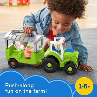 No. 3 - Fisher-Price Toy Figure Tractor - 2