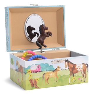 No. 4 - Children's Jewelry Box with Spinning Horse - 1