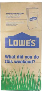 No. 5 - Lowe's 30 Gallon Yard Waste Bags - 3