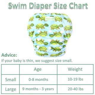 No. 4 - Wegreeco Baby & Toddler Snap Swim Diaper - 3