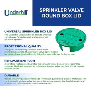 No. 1 - Underhill Sprinkler Valve Round Box Lid - 3